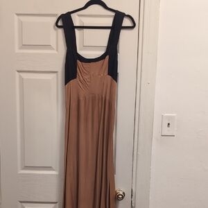 Maeve (Anthropologie) Black And Gold Long Dress